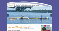 Desktop Screenshot of genevabeachresort.com